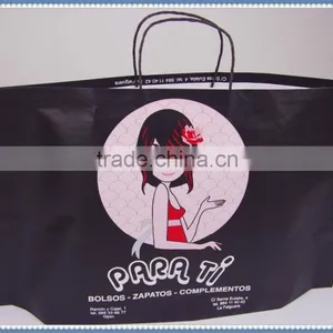 Colorful Printed Flexo Printing White Kraft Paper Bag With Black Twisted Patch Handle in Competitive Price thumbnail-2