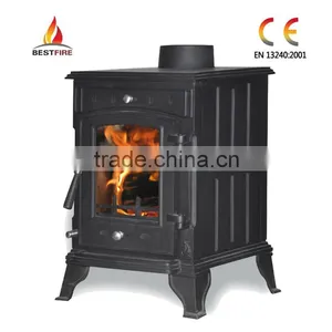 5kw Eco-friendly High Quality Matt Black Solid Fuel Stove thumbnail-1