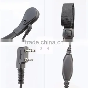 SAMCOM EP-3X Air Tube Hot Selling Transceiver Earphone With 3.5mm Neckband Noise Cancelling Earpiece thumbnail-6