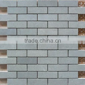 Natural Strip Gray White Marble Mosaic Tiles thumbnail-1