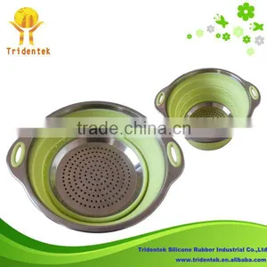 Bestselling Stainless Steel and Silicone Food Steamer thumbnail-1