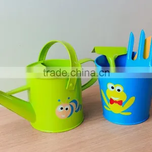 Small Galvanized Metal Watering Can for Kids thumbnail-6