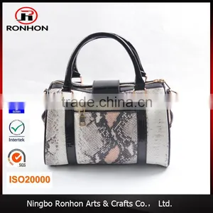 2016 Trency Snakeskin Leather Bag, Fashion Hand Bag thumbnail-3