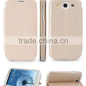 Wholsale Gold Sand Seaside pu Case for Samsung s3 Mini Case thumbnail-1