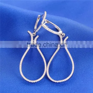 925 Sterling Silver Hoop Fashion Jewelry Set Wholesale E001 thumbnail-5