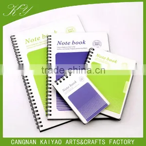 Customized Design Print Plain Paper Custom Printed Spiral Notebook thumbnail-2