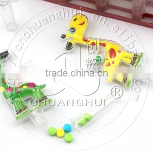 Cartoon Giraffe Whistle Toys for Kid With Candy thumbnail-3