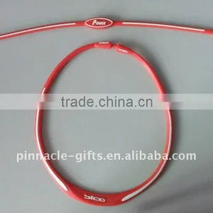 Colour Red Silicone Necklace for Promotion thumbnail-1