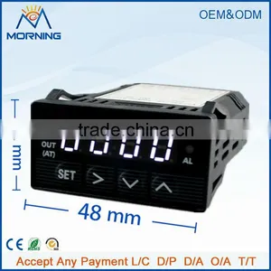 XMT7100 Enail Panel Size 48*24mm Mini White Led Digital Display Industrial Use DC 12V PID Auto Tuning Temperature Controller thumbnail-1