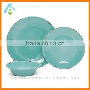 Rustic Melamine Dinner Set of 3 thumbnail-2