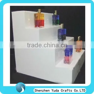 White Acrylic Perfume Glass Display Stand Counter Display for Perfume thumbnail-1