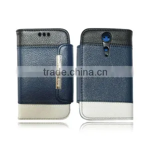 Credit Card Wallet Case for Sony LT29i Blue thumbnail-1