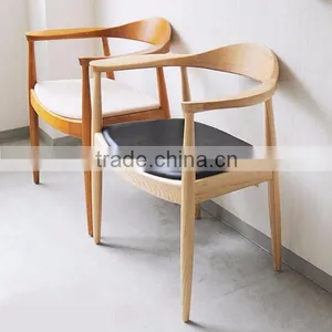 Kennedy Chair Hans Wegner Presidential Chair Wood Dining Chair thumbnail-4
