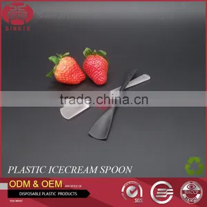 High Quality Disposable Plastic Flat Tableware PP Material Icecream Spoon thumbnail-1