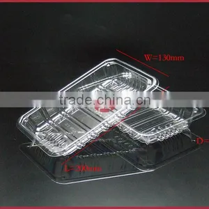 Disposable Plastic PET Packaging Tray Food-grade Safty Eco-friendly Transaprent DY-PA001 thumbnail-2