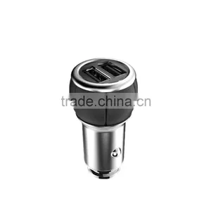 5V 2.4A Safety New Style Coloful Leather Car Charger thumbnail-6
