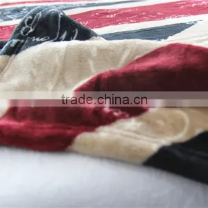 Manufactory Walmart Muslin Swaddle China Home Textile China Supplier Flag Fleece Blanket thumbnail-3