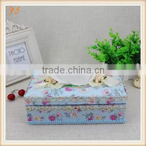 Flowers Fabric Design Creative Tissue Boxes thumbnail-1