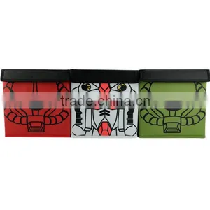 Foldable Fabric Eco-friendly Storage Box With Lid thumbnail-1