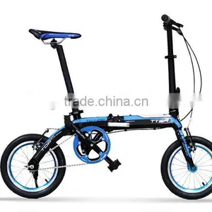 14" Foldable Bicycle Mini Bikes 9.5KG Suitable for Ladies and Children thumbnail-4