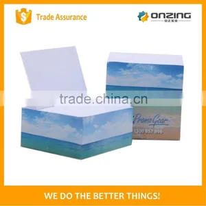 Sticky Woodfree Paper Custom Printing on Sides Cube Notepad Sticky thumbnail-1