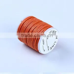 2015 Hot Sell Colorful 2.5mm Round Korea Cotton Waxed Cord for Bracelet Necklace Garments Wholesale thumbnail-3