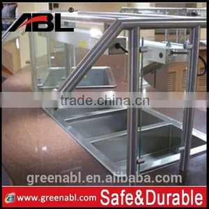 Foshan Ablinox Stainless Steel Corner Sneeze Guard thumbnail-5