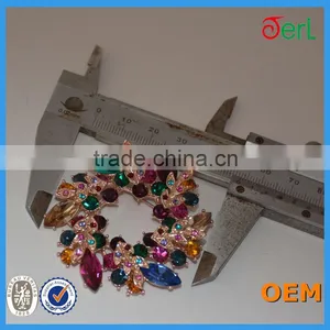 Crystal Flower Wedding Bouquets Brooch thumbnail-3