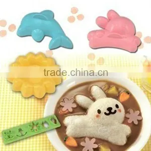 Kitchen Tool Children Gift Sushi Setsr Curry and Rice Bowl Rice Mold thumbnail-1