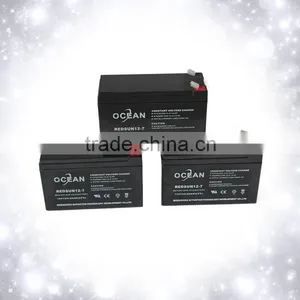 Lead Acid Battery 12v 60ah 7ah 12ah Ocean Rechargeable Accumulator thumbnail-1