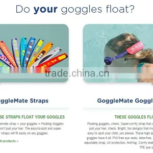 Gogglemate - Floating Strap One Piece UV Protection Wearing Kids Swimming Goggles thumbnail-2