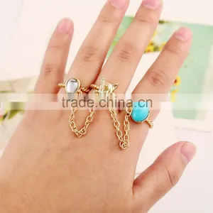 Fashion Rings Jewelry Women Fox Head Ring thumbnail-1