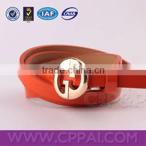 Fashion Adjustable Belt With Metal Flower Buckle thumbnail-1