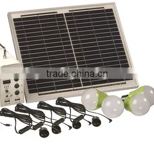 Hot Sale Home Application Solar Camping dc Fan Light System thumbnail-1