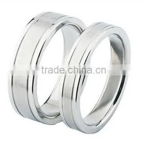 2016 High Polished Classic Plain 316L Stainless Steel Ring for Lover thumbnail-6