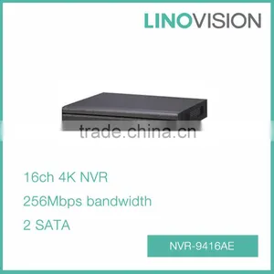 Professional 16CH 2HDD 4K NVR With 256Mbps Incoming Bandwidth, Support P2P thumbnail-1