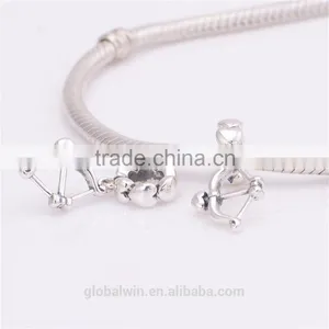 The True Love Bringer of Silver Cupid's Bow for Necklace & Bracelet 925 Silver Pendant Beautiful Arrow Charms for Girl thumbnail-6