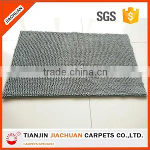 Grey Cheap Low Short Pile Chenille Mat thumbnail-1
