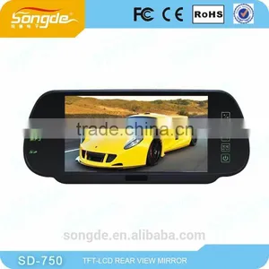 7"Car Rearview Mirror Monitor 7 Inch High Resolution Rearview Monitor for Reverse Rearview thumbnail-4