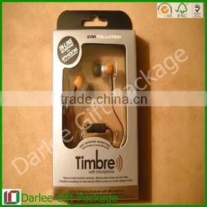 Custom Clear Plastic Package Earphone Box thumbnail-3