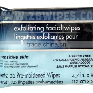 30CT Non Alcohol Feminine Facial Wipes With Vitamin E thumbnail-1