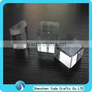 Clear Transparent Acrylic Block With Hole,solid Acrylic Block,laser Etching Acrylic Block thumbnail-1
