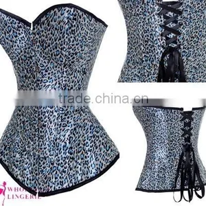 2015 Hot Selling Steel Boned Underbust Corset Bustier Latex Waist Cincher thumbnail-4