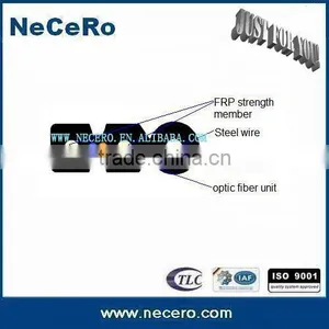 China Professional Manufacturers High Quality G657A2 2 Core FTTH Drop Cable Indoor FTTH Cable thumbnail-1