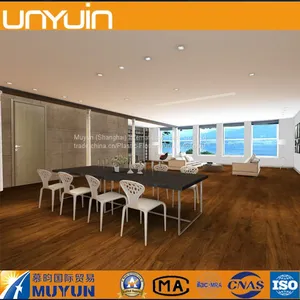 Wood Pattern Comercial or Residential PVC Tile Vinyl Floor thumbnail-1