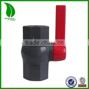UPVC LEVEL HANDLE OCTAGONAL BALL VALVE thumbnail-1