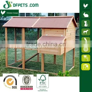 2017 Outdoor Wooden Chicken Coop With Large Run thumbnail-2