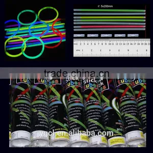 More Amusing Tri Color PARTY 5x200mm Glow Stick Bracelet( EN71, ASTM F963) thumbnail-6