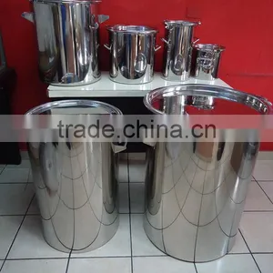 Stainless Steel Transport Tank With Sealing Lid thumbnail-1