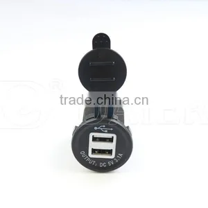 White 5V 3A USB Charger Socket, Double Port USB Socket* thumbnail-2
